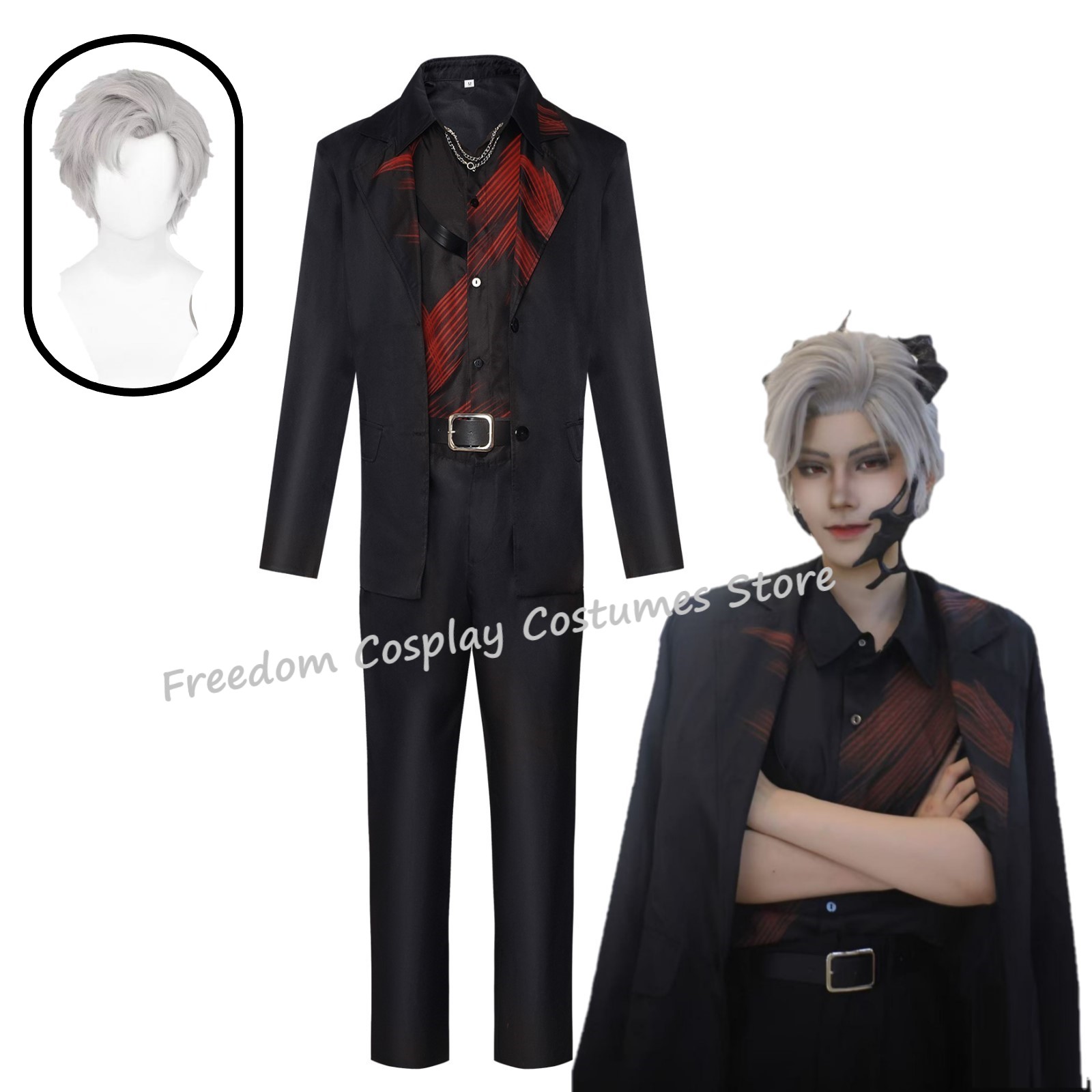 Anime Cosplay For Halloween - Game Love And Deepspace Sylus Cosplay