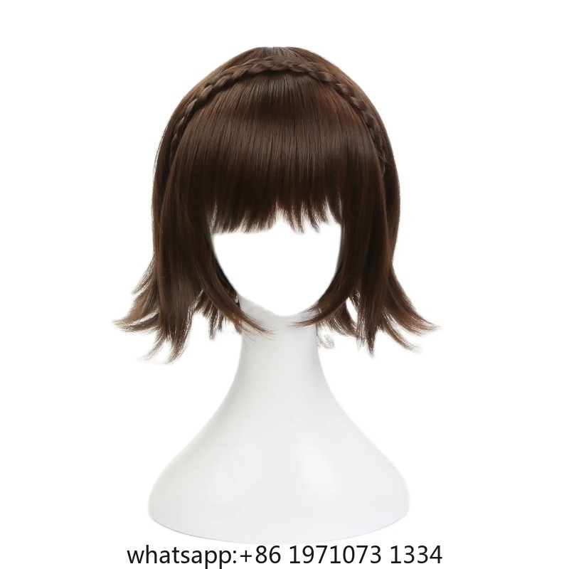 Anime Cosplay Wig - Anime Persona Makoto Niijima Cosplay Costume