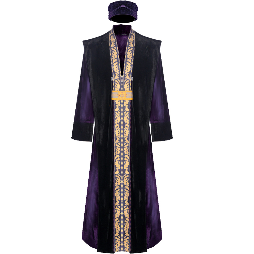 Anime Cosplay Kid - Movie Albus Dumbledore Cosplay Costume Purple
