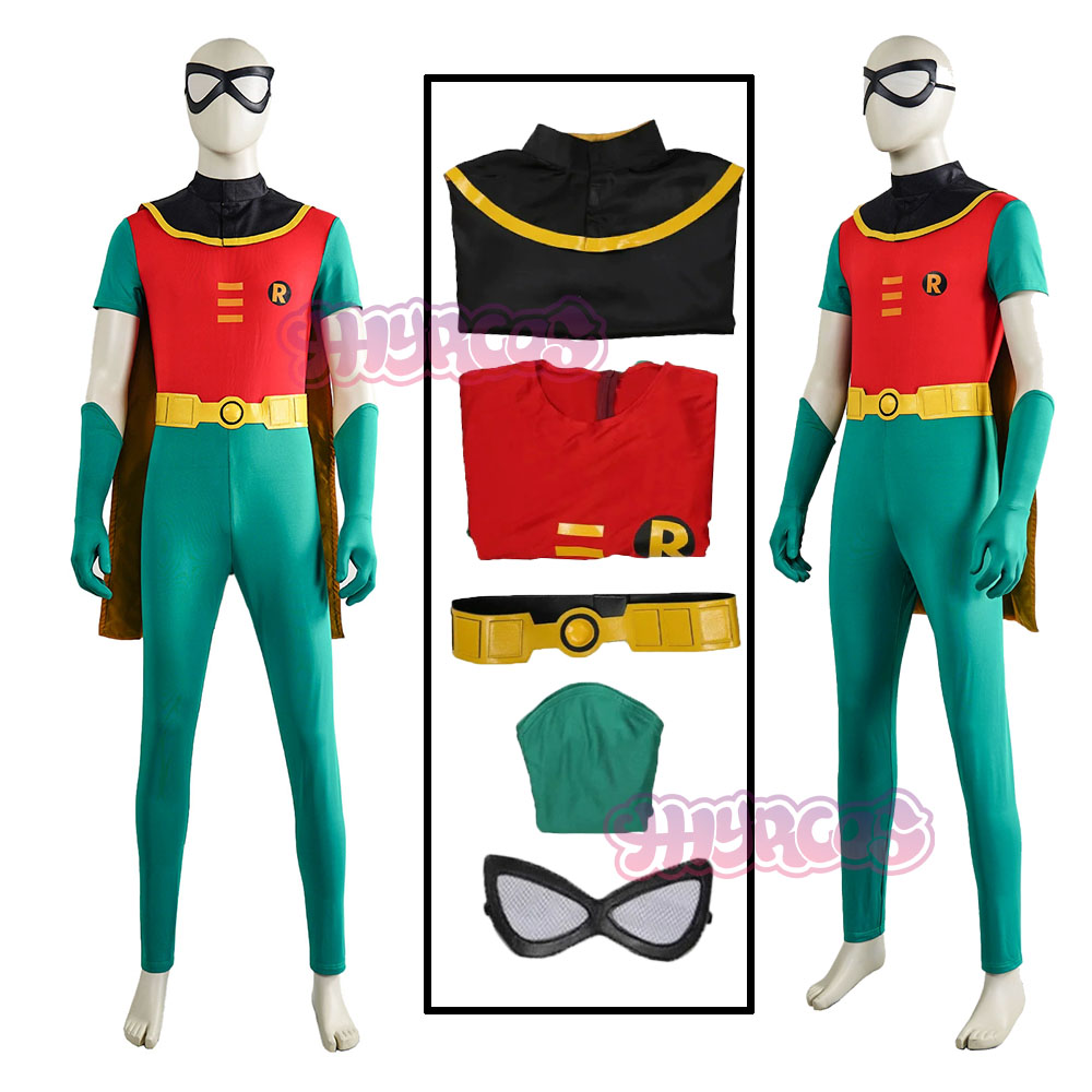 Anime Cosplay Glasses - 5PCS RRobin Cosplay Costume Glasses Jumpsuit