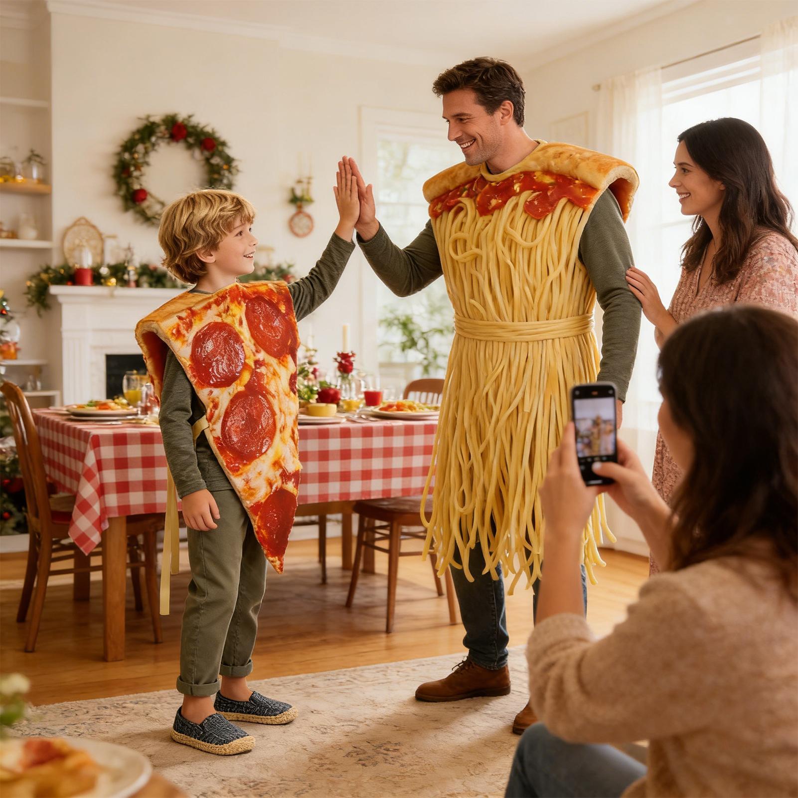 Pizza Halloween Costume Realis - Anime Cosplay For Couples ulasan dan harga