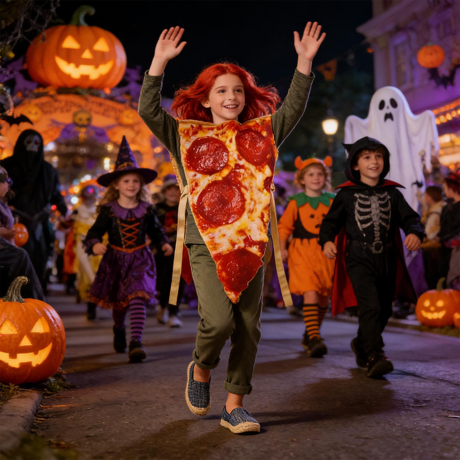 Pizza Halloween Costume Realis - Anime Cosplay For Couples ulasan dan harga