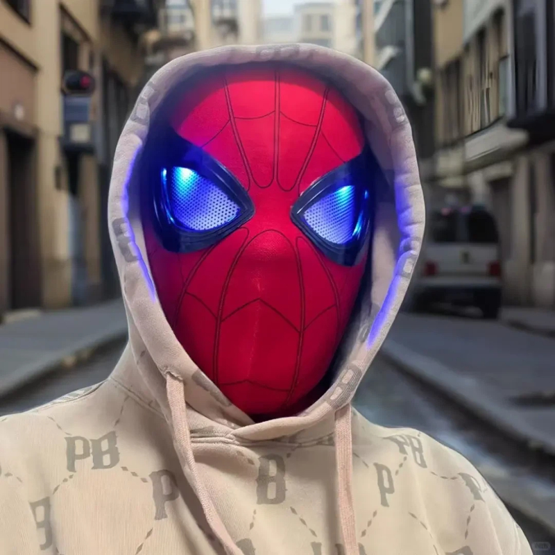 스파이더맨 Spider-Man Headgear Mova - Anime Cosplay Eyes ulasan dan harga