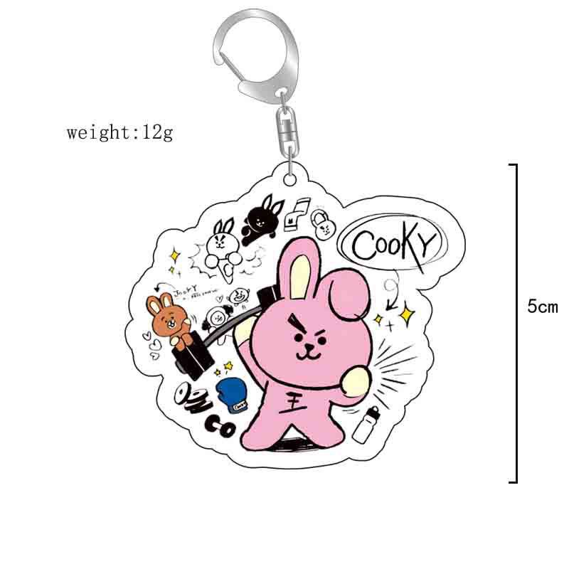 BT21 anime cartoon cute acryli - Anime Cosplay Girlfriend ulasan dan harga