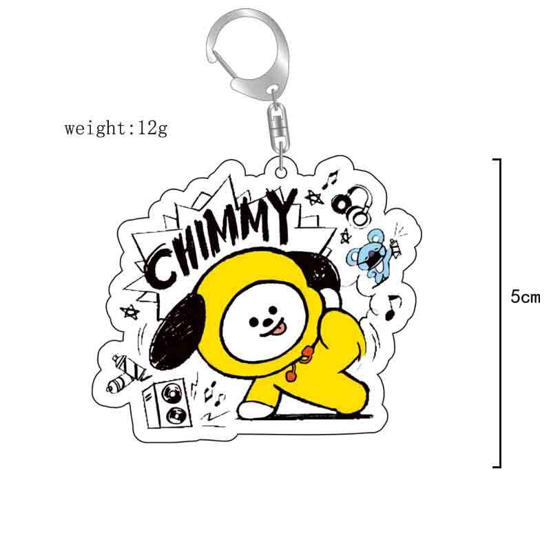 BT21 anime cartoon cute acryli - Anime Cosplay Girlfriend ulasan dan harga