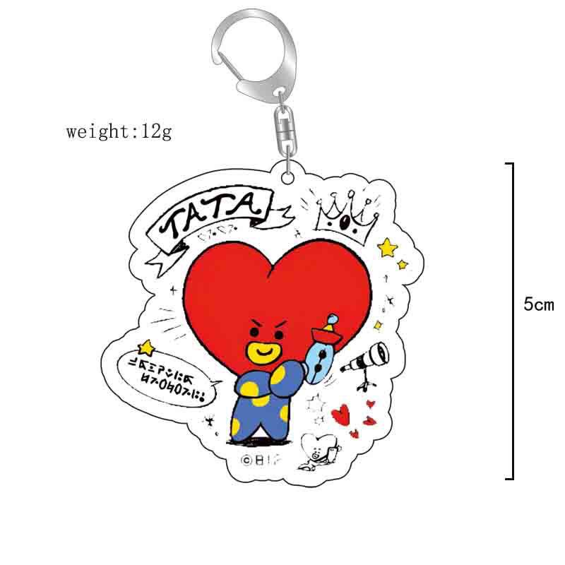 BT21 anime cartoon cute acryli - Anime Cosplay Girlfriend ulasan dan harga