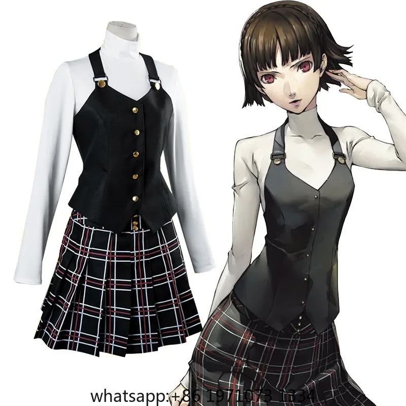 Anime Persona Makoto Niijima C - Anime Cosplay Wig ulasan dan harga