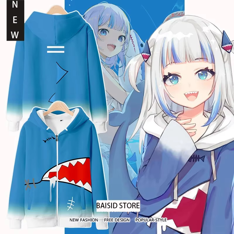 anime Gawr Gura cosplay 3D Pri - Anime Cosplay Shop ulasan dan harga