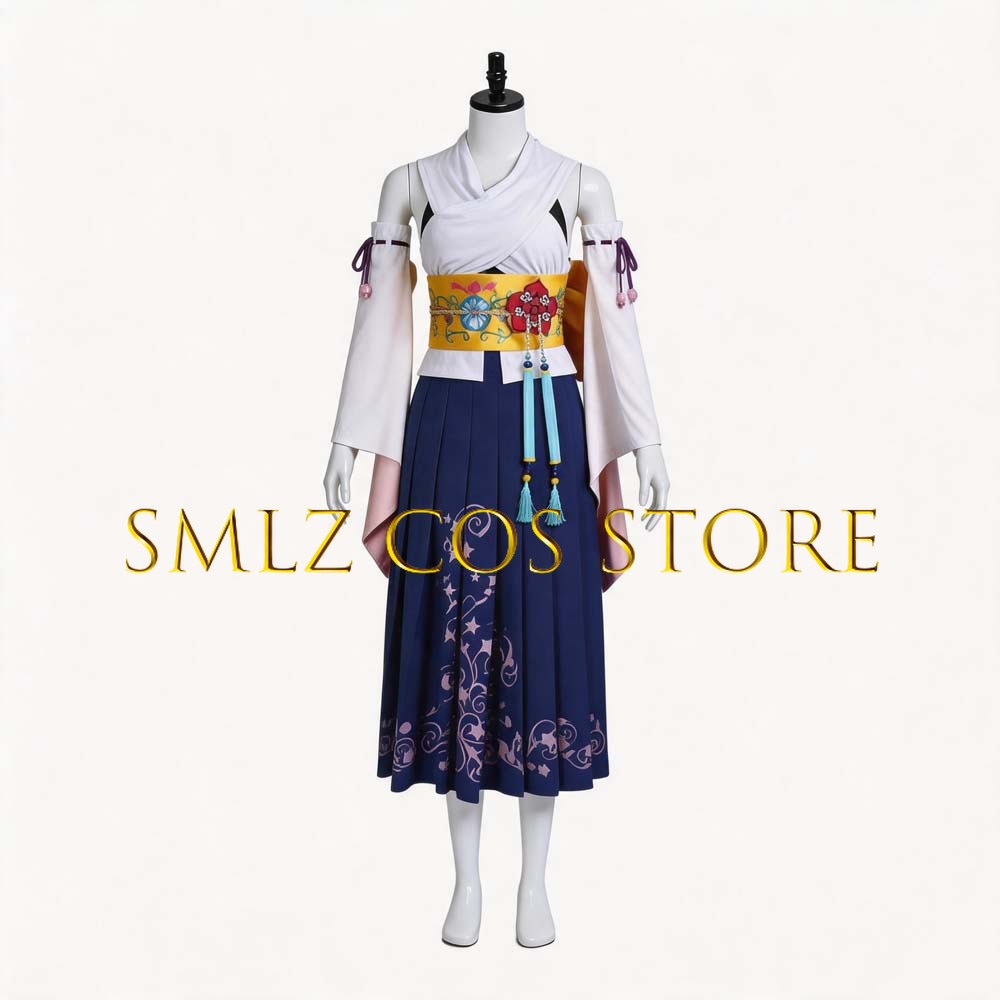 Smlz FFX Yuna Cosplay Anime FF - Anime Cosplay For Halloween ulasan dan harga