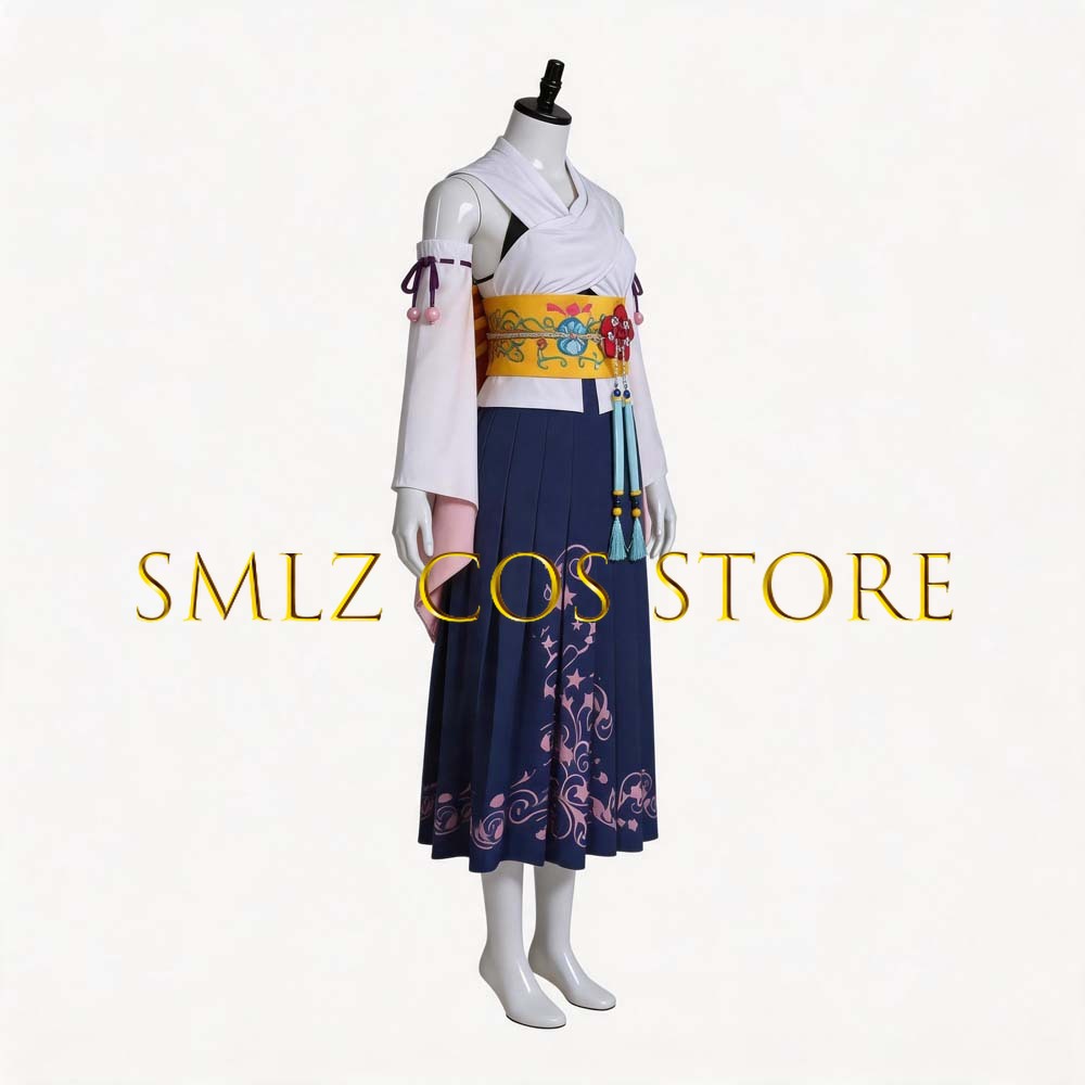 Smlz FFX Yuna Cosplay Anime FF - Anime Cosplay For Halloween ulasan dan harga