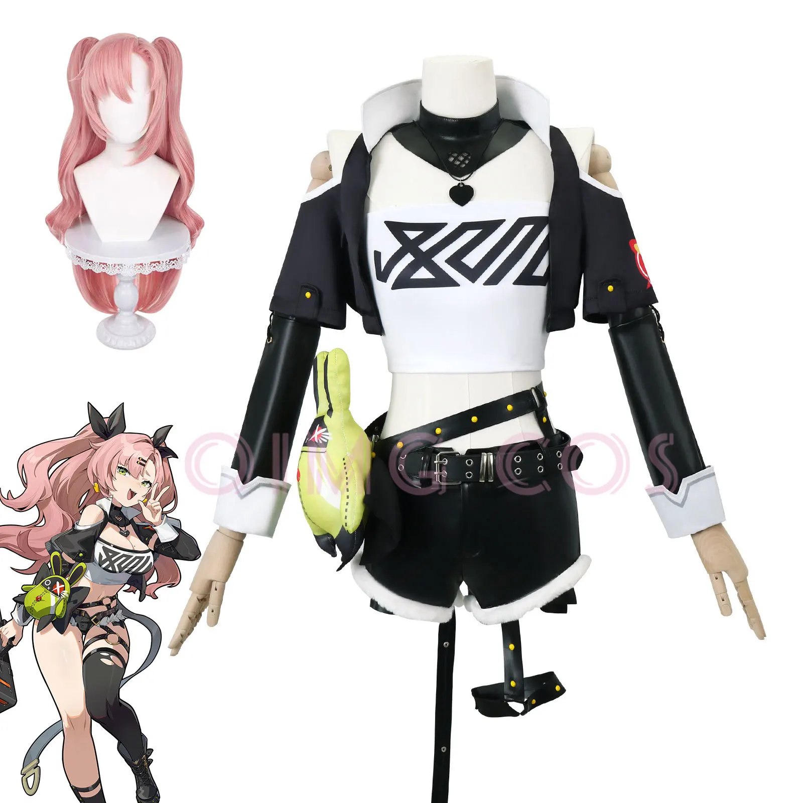 Nicole Demara Zenless Zone Zer - Anime Cosplay For Halloween ulasan dan harga