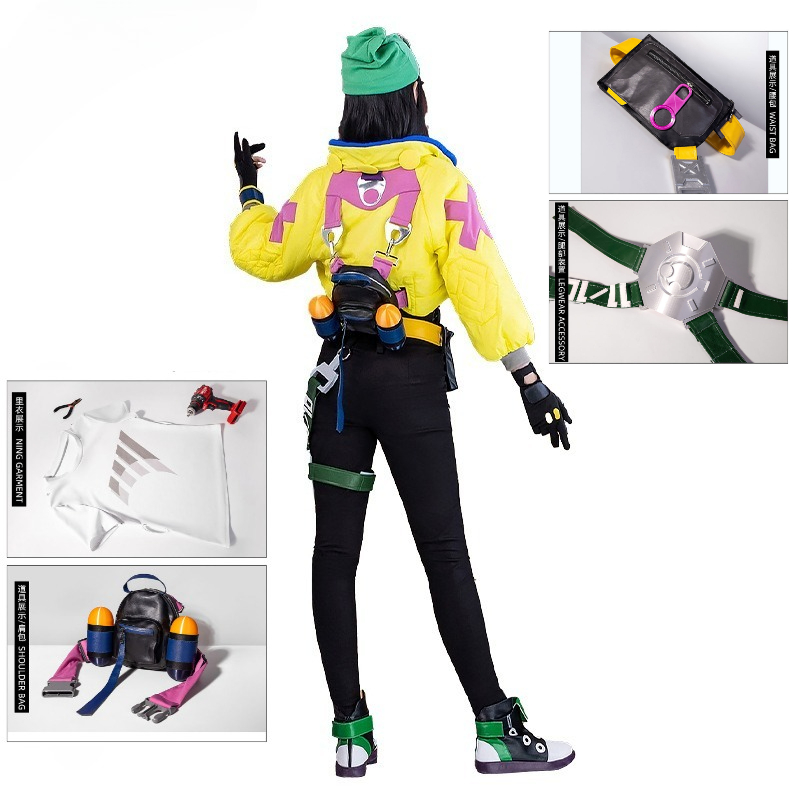 Valorant Killjoy Cosplay Costu - Anime Cosplay Glasses ulasan dan harga