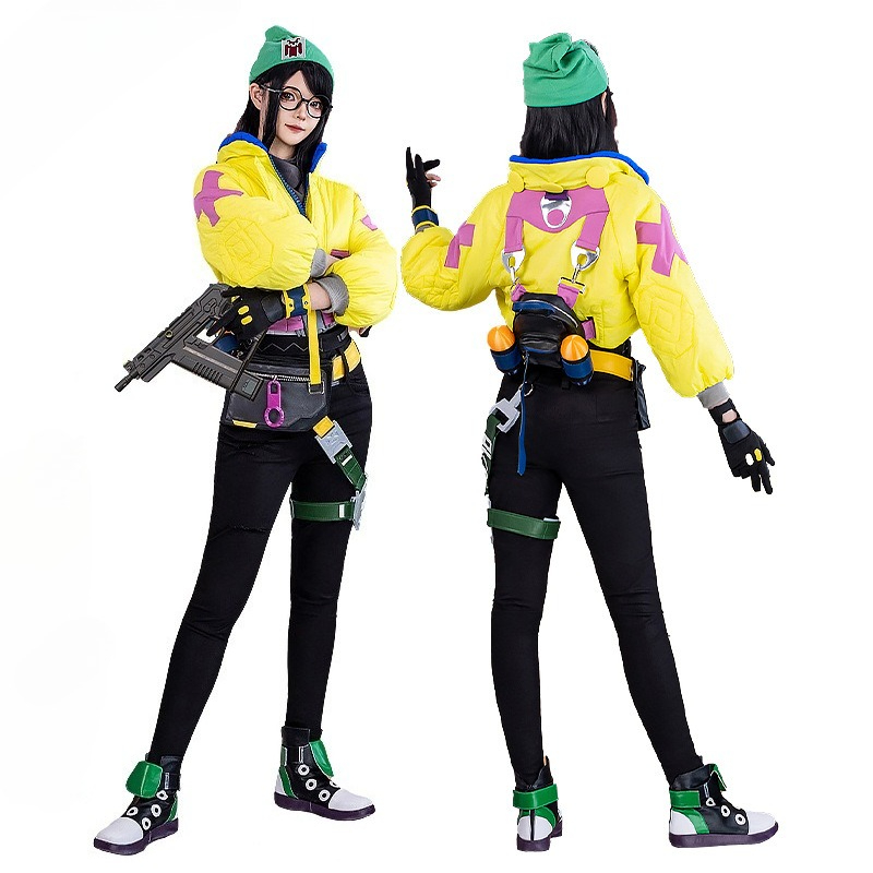 Valorant Killjoy Cosplay Costu - Anime Cosplay Glasses ulasan dan harga