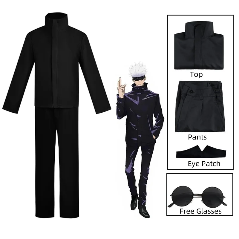 Anime Jujutsu Kaisen Gojo Sato - Anime Cosplay Glasses ulasan dan harga