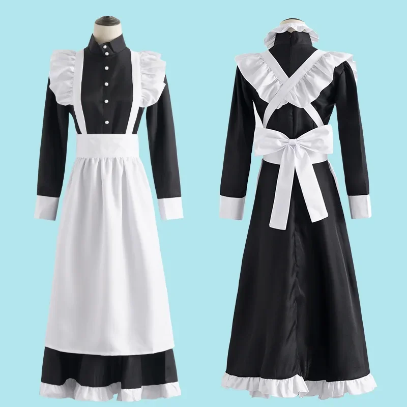 Classic Black White Maid  Brit - Anime Cosplay Shop ulasan dan harga