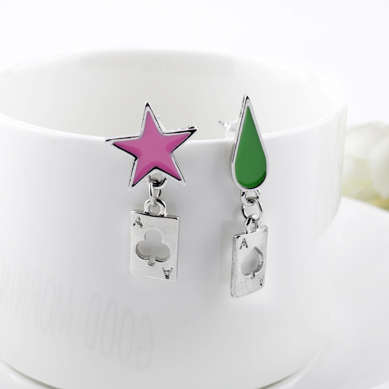 Anime Hisoka Cosplay Earrings  - Anime Cosplay Girlfriend ulasan dan harga
