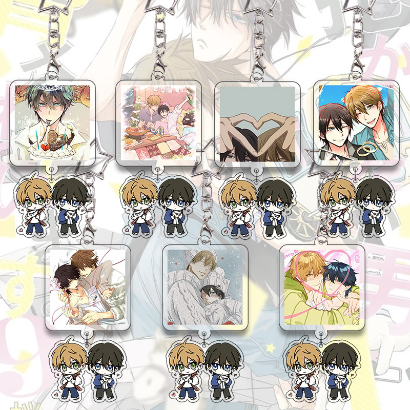 Dakaichi Acrylic Keychain Yaoi - Anime Cosplay For Couples ulasan dan harga