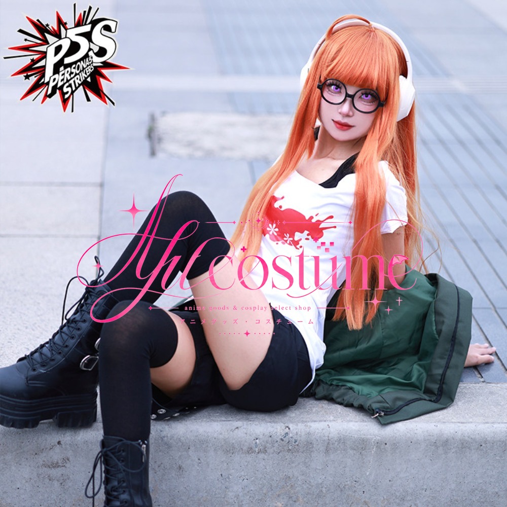 Futaba Sakura Cosplay Costume  - Anime Cosplay Glasses ulasan dan harga