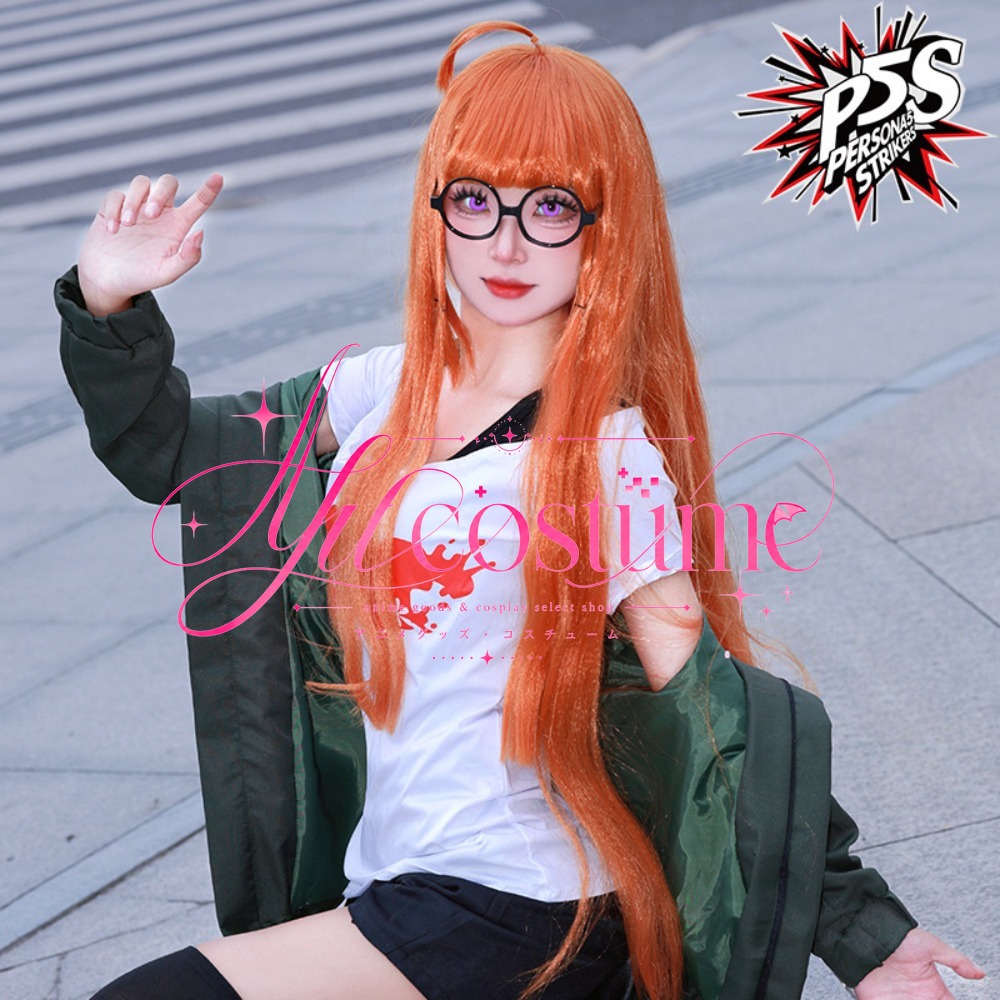 Futaba Sakura Cosplay Costume  - Anime Cosplay Glasses ulasan dan harga