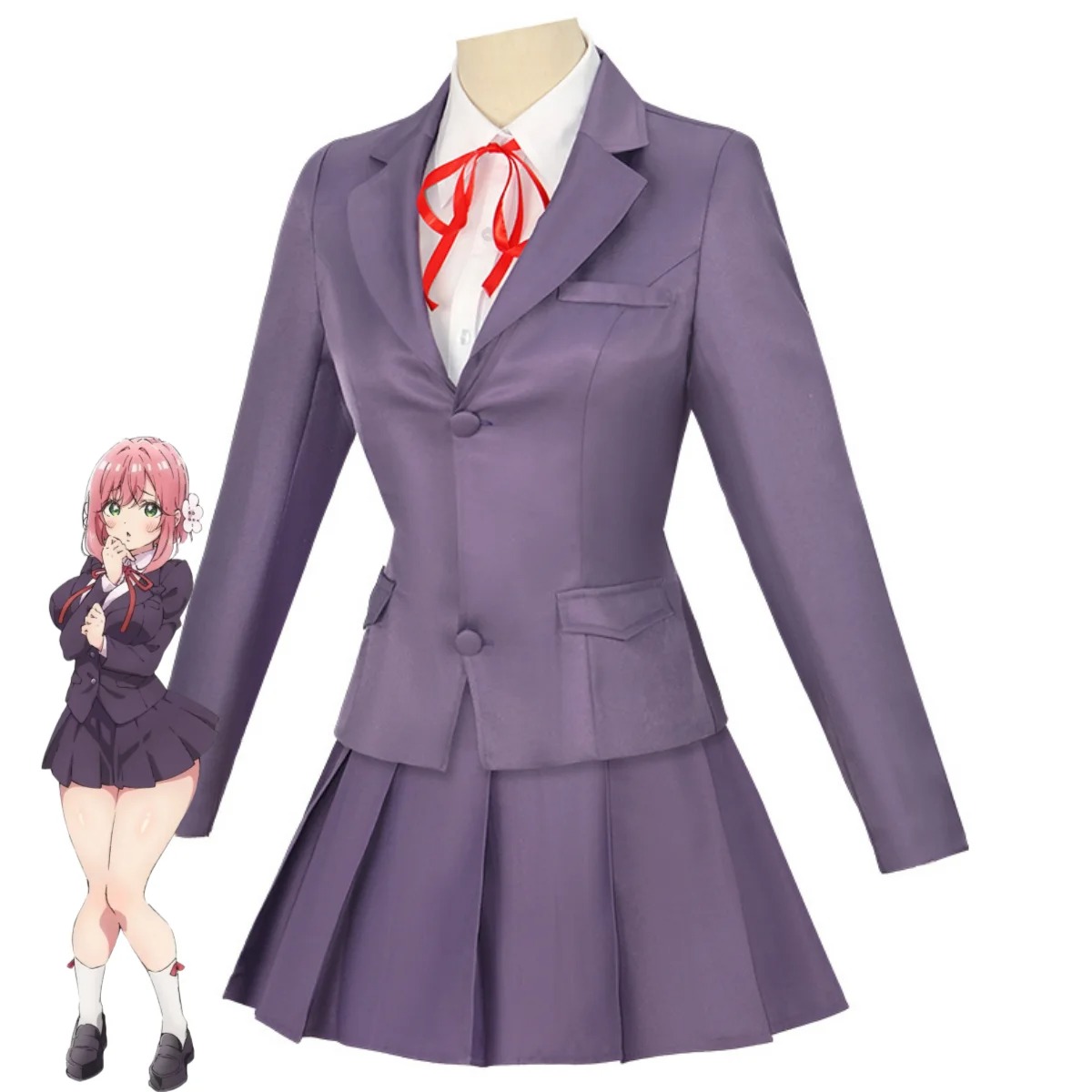Anime The 100 Girlfriends Who  - Anime Cosplay Girlfriend ulasan dan harga